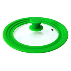 Многоразмерная крышка для посуды, Силиконовый ободок, 24см, 26см, 28см