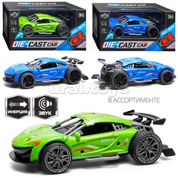 Машина "Гоночная 2" (свет,звук) в коробке