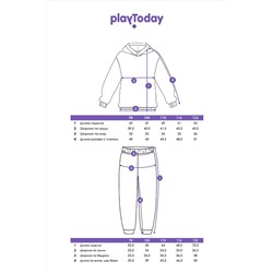 Костюм (Худи+Брюки) PLAYTODAY, 1088756