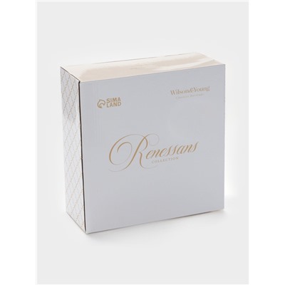 Тарелки глубокие WY Renessans, 850 мл, d=22.5 см, набор 2 шт., фарфор, белые