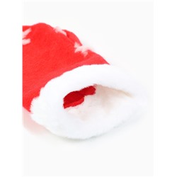 Карнавальный костюм для мальчика «Дед Мороз»: шуба, шапка, варежки, борода, рост 122-134