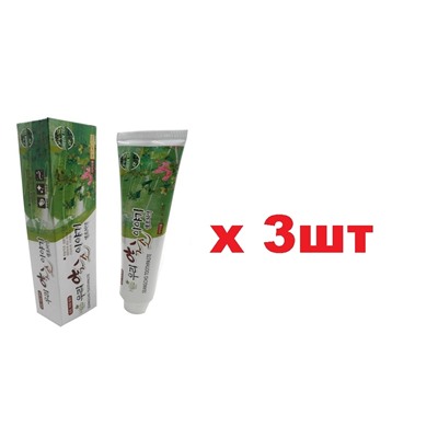 Our Herb Story Seangcho Toothpaste Зубная паста Green Tea с экстрактом зеленого чая 120г 3шт