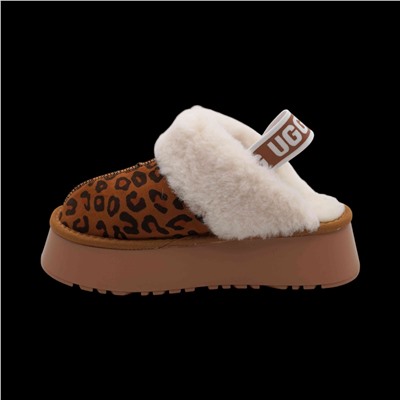 Угги (тапочки) на меху V134 коричневые