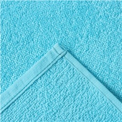 Полотенца махровые «Этель» Cherry, 3 шт., 30×60 см, хлопок 100%, голубые