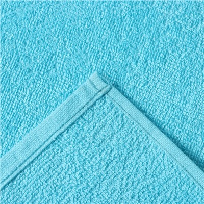 Полотенца махровые «Этель» Cherry, 3 шт., 30×60 см, хлопок 100%, голубые