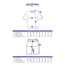 Костюм (Футболка+Шорты) PLAYTODAY, 1088794