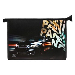 Папка для труда, А4, пластиковая, 32.5×23×10 см «Тачка Panic»