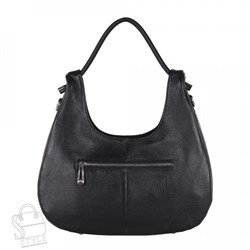 Сумка женская кожаная 6087Q black Polina&Eiterou