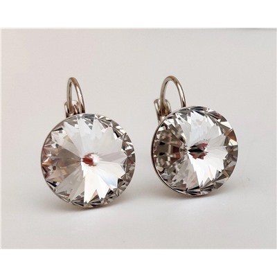 Серьги с кристаллами Swarovski