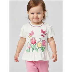 Джемпер детский трикотажный для девочек (футболка)