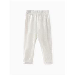 Лосины Крошка Я «Бархат», рост 92-98 см, белые