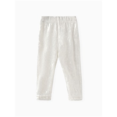 Лосины Крошка Я «Бархат», рост 92-98 см, белые