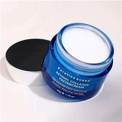 Ночной крем для лица с ретинолом и коллагеном Keratine Queen