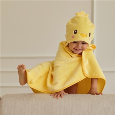 Полотенце - уголок LoveLife «Утёнок», 60×85 см, велсофт