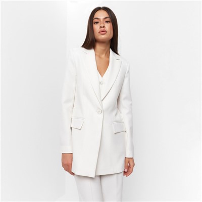 Пиджак женский MIST: Classic Collection, размер 44, экрю