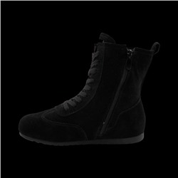 Ботинки из натуральной кожи P-MR23-1 черные