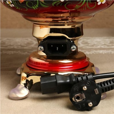 Самовар электрический «Рябина», овал, 3 л