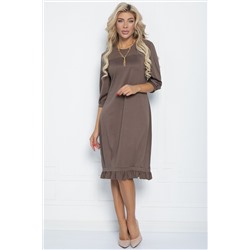 Платье Бостон (коричневое) П11442
