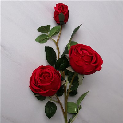 Цветок искусственный Роза кустовая 73 см / CRK-73 /уп 600/