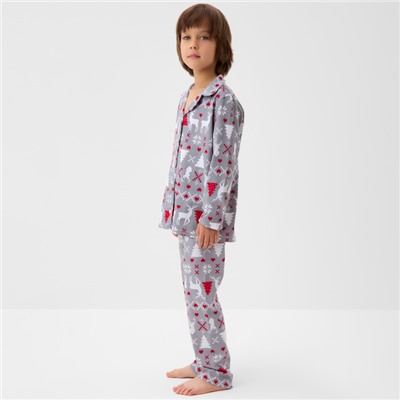 Пижама детская KAFTAN «Скандинавия» размер 36 (134-140 см)