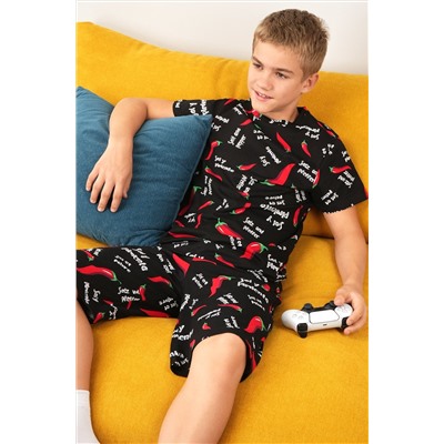 Хлопковый костюм для мальчика Happyfox