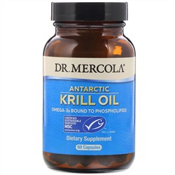 Dr. Mercola, Жир антарктического криля, 60 капсул