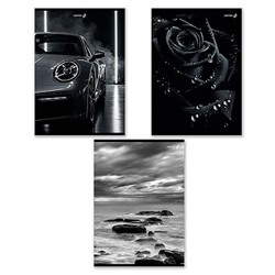 Тетрадь А4  48л клетка "Магия черного" Т152 01756 SVETOCH