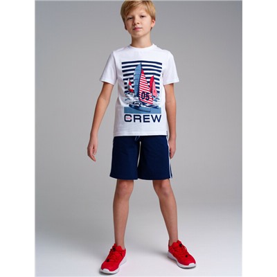 Комплект трикотажный для мальчиков: фуфайка (футболка), шорты