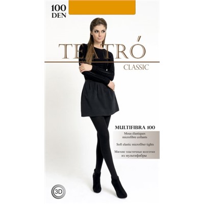 Колготки теплые, Teatro, Multifibra100 color