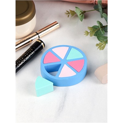 Спонж для макияжа набор 6 штук / GESSIE-7 /уп 20/250/726820