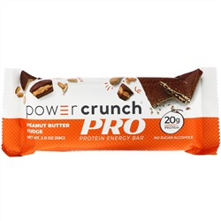 BNRG, Power Crunch Protein Energy Bar, PRO, Peanut Butter Fudge, 12 Bars, 2 oz (58 g) Each