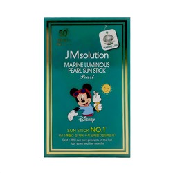 521742 JMsolution Солнцезащитный стик для лица и тела с морскими минералами SPF50+PA++++ / Marine Luminous Pearl Sun Stick Pearl Disney Mickey, 21 г
