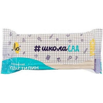 Пластилин 240гр. "Учись" белый LNMC-240 Лео