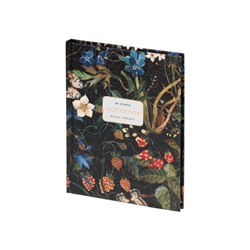 Престиж-блокнот А6  80л клетка "FLORA.ЛЕСНЫЕ ЯГОДЫ" 3-80-005/55 Альт