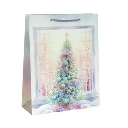 Пакет подарочный 18х24х8,5 / 6062-S /уп 12/720/Новый год