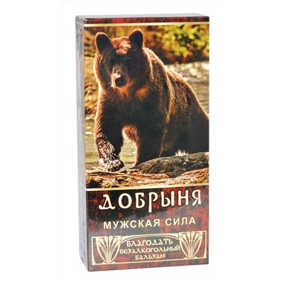 Бальзам безалкогольный "Добрыня" Мужская Сила 250 мл