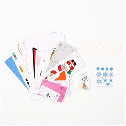 УЦЕНКА Новогодний подарок «Поделки», набор для творчества, 35 поделок