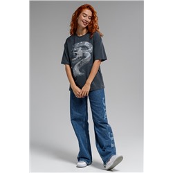 8515 Футболка женская оверсайз