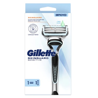 Станок для бритья Dʤɪˈlett ФЬЮЖН SkinGuard (+1 кассета) (без подставки) (Оригинал)