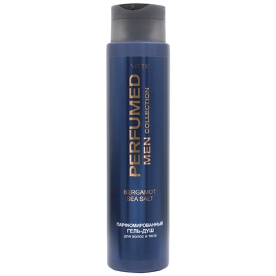 PERFUMED MEN Collection BERGAMOT SEA SALT Парфюмированный гель-душ для волос и тела, 400 мл.