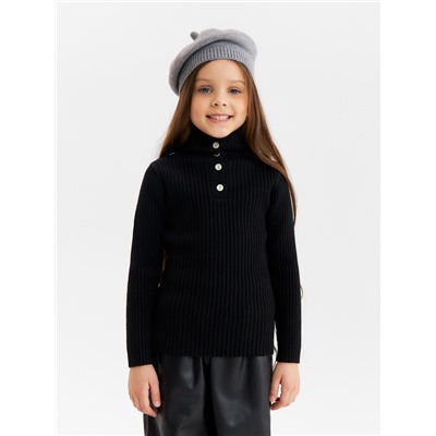 Джемпер для девочки KAFTAN, рост 130 см, чёрный