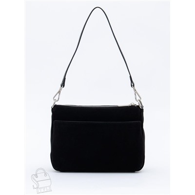 Сумка женская кожаная 8269PEF black Polina&Eiterou  в Новосибирске