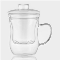 Кружка для заваривания «Софи», 350 мл, с ситом