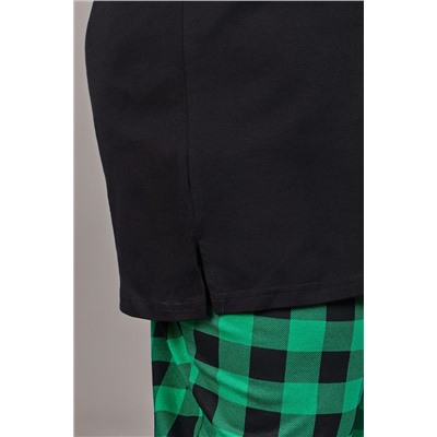 Пижама с брюками с брюками Больших размеров (П-111б-однотонная) НАТАЛИ, 1224945