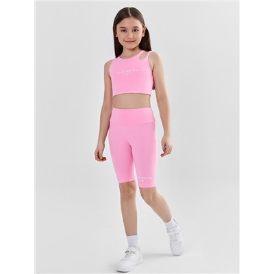 КОМПЛЕКТ ДЛЯ ДЕВОЧЕК (ТОП ДЛЯ ЗАНЯТИЙ СПОРТОМ, ВЕЛОСИПЕДКИ) 397748