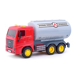 МАЗ, автомобиль с цистерной инерционный (со светом и звуком) (в коробке)