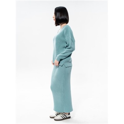 Костюм вязаный (джемпер+юбка)