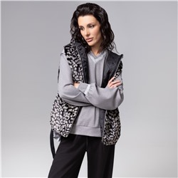 Жилет меховой, Будь в центре (леопард)