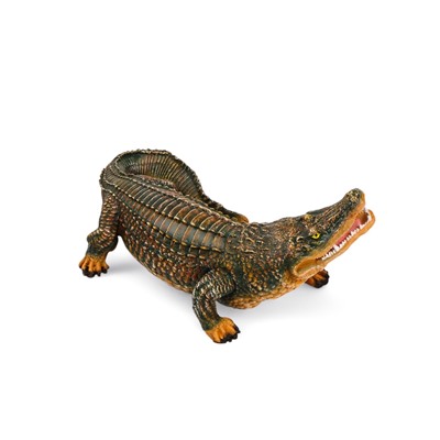 Садовая фигура из полистоуна «Крокодил», 20×50×28 см
