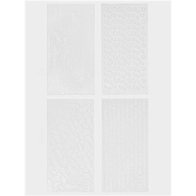 Печати для теста Доляна «Кирпичи», 4 шт., 30.5×15.5×0.1 см